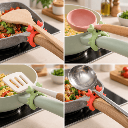 Silicone Crab Spoon & Spatula Holder