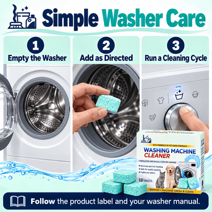 Enzyme Washing Machine Cleaner Tablets